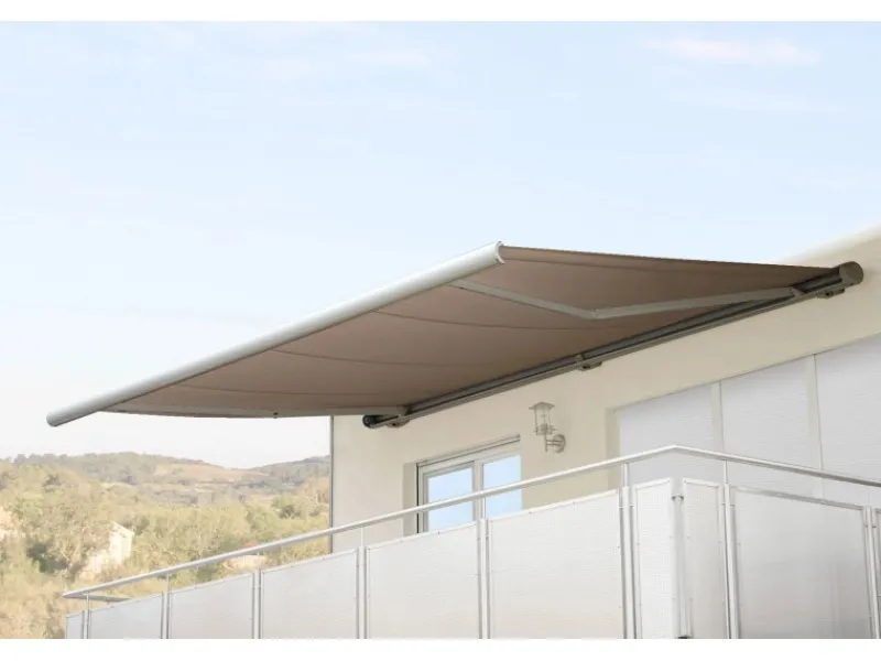 MCW Markisen|Elektrische Kassettenmarkise H122 4x3m Polyester