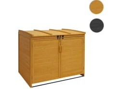 MCW Mülltonnenboxen|2er/4er Mülltonnenverkleidung H75b Braun 138x138x105cm