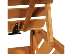 MCW Mülltonnenboxen|2er/4er Mülltonnenverkleidung J44 Braun 121x133x98cm