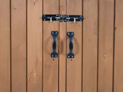 4er-/8er-Mülltonnenverkleidung H74 Braun 126x316x98cm*MCW Outlet