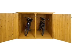 2er-Fahrradgarage H60 Fahrradbox Geräteschuppen Gerätehaus MVG Abschließbar 151x200x200cm*MCW Hot