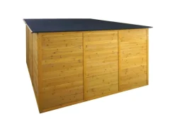 2er-Fahrradgarage H60 Fahrradbox Geräteschuppen Gerätehaus MVG Abschließbar 151x200x200cm*MCW Hot