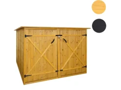 2er-Fahrradgarage H60 Fahrradbox Geräteschuppen Gerätehaus MVG Abschließbar 151x200x200cm*MCW Hot