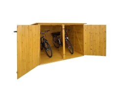 2er-Fahrradgarage H60 Fahrradbox Geräteschuppen Gerätehaus MVG Abschließbar 151x200x200cm*MCW Hot