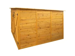 2er-Fahrradgarage H60 Fahrradbox Geräteschuppen Gerätehaus MVG Abschließbar 151x200x200cm*MCW Hot