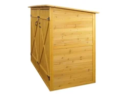 1er-Fahrradgarage H60 Fahrradbox Geräteschuppen Gerätehaus MVG Abschließbar 152x184x98cm*MCW New