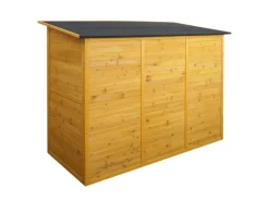 1er-Fahrradgarage H60 Fahrradbox Geräteschuppen Gerätehaus MVG Abschließbar 152x184x98cm*MCW New