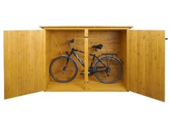 1er-Fahrradgarage H60 Fahrradbox Geräteschuppen Gerätehaus MVG Abschließbar 152x184x98cm*MCW New