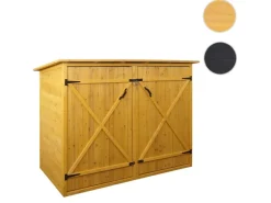 1er-Fahrradgarage H60 Fahrradbox Geräteschuppen Gerätehaus MVG Abschließbar 152x184x98cm*MCW New