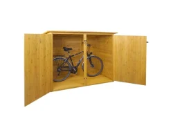 1er-Fahrradgarage H60 Fahrradbox Geräteschuppen Gerätehaus MVG Abschließbar 152x184x98cm*MCW New