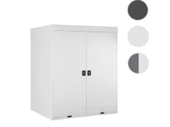 2er-Fahrradgarage H66 Fahrradbox Gerätehaus Fahrradunterstand Erweiterbar Abschließbar Metall*MCW Online