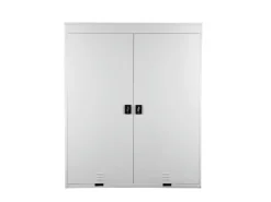 2er-Fahrradgarage H66 Fahrradbox Gerätehaus Fahrradunterstand Erweiterbar Abschließbar Metall*MCW Online