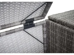 3er-Mülltonnenverkleidung E25 3x120l Grau 110x195x66cm*MCW Hot