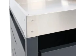 MCW Mülltonnenboxen|1er-Mülltonnenverkleidung H40b 110x60x62cm Anthrazit