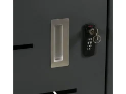 4er-Mülltonnenverkleidung E83 Stahl 108kg 117x263x80cm*MCW Best