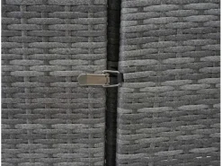 2er-Mülltonnenverkleidung E25 2x120l Grau 176x130x131cm*MCW Clearance