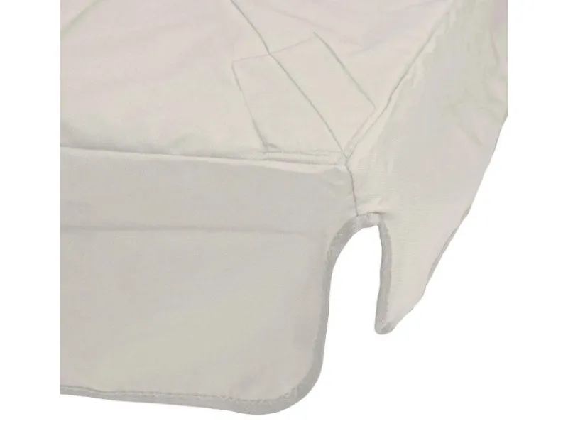 MCW Sonnenschirme|Ersatz-Bezug für Schirm A96 mit Flap 3,5x3,5m Creme-Grau