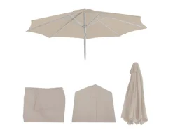 MCW Sonnenschirme|Ersatz-Bezug für Sonnenschirm Asti Ø 3m Creme