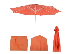 MCW Sonnenschirme|Ersatz-Bezug für Sonnenschirm Asti Ø 3m Terracotta