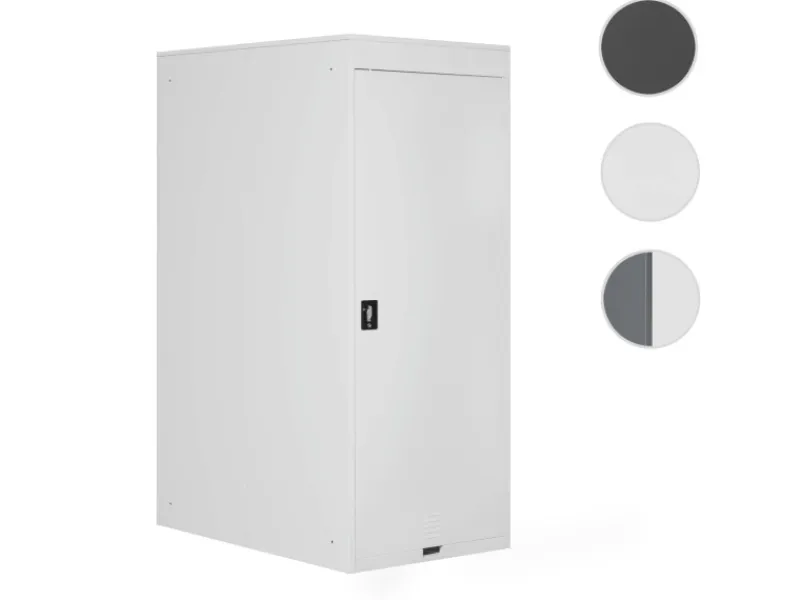 MCW Fahrradboxen|Fahrradgarage H66 Fahrradbox Gerätehaus Fahrradunterstand Erweiterbar Abschließbar Metall