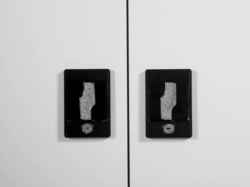 MCW Fahrradboxen|Fahrradgarage H66 Fahrradbox Gerätehaus Fahrradunterstand Erweiterbar Abschließbar Metall