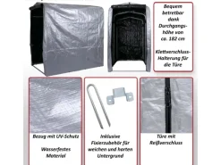 Fahrradgarage N61 201x121x201cm*MCW Discount