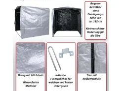 Fahrradgarage N61 201x201x201cm*MCW Discount