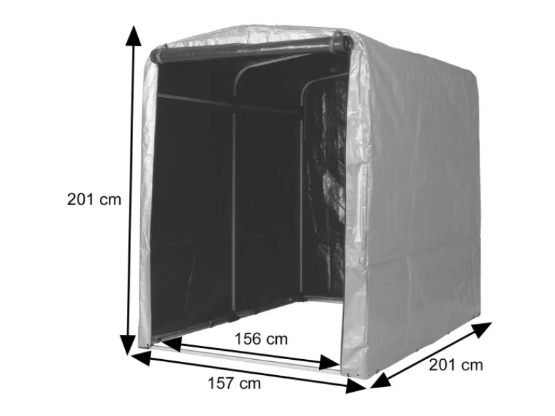 Fahrradgarage N61 201x157x201cm*MCW