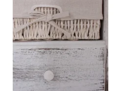 Garderobe mit Sitzbank Shabby 4-teilig Weiß*MCW New