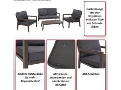 Garnitur L64 4er-Set Polster*MCW Discount