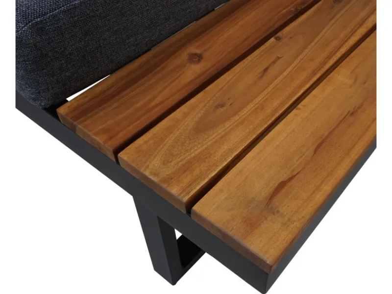 MCW Gartenmöbel-Sets|Garten Garnitur L27 3er-Set Dunkelgrau