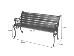 MCW Gartenbänke|Gartenbank F98 2-Sitzer