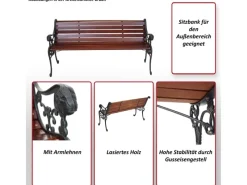 MCW Gartenbänke|Gartenbank F98 2-Sitzer