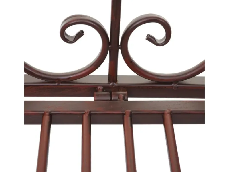 MCW Gartenbänke|Sitzkissen|Gartenbank H78 Rost-Optik 2-Sitzer ohne Sitzkissen