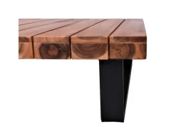 MCW Lounge-Gartenmöbel|Garten-Garnitur H54 2er-Set Braun Polster Dunkelgrau