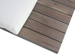 Garten-Garnitur H54 2er-Set Grau Polster Cremeweiß*MCW Online