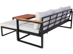 MCW Gartenmöbel-Sets|Garten-Garnitur L26b 3er-Set Hellgrau