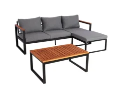 Garten-Garnitur L26b 3er-Set Dunkelgrau*MCW Outlet