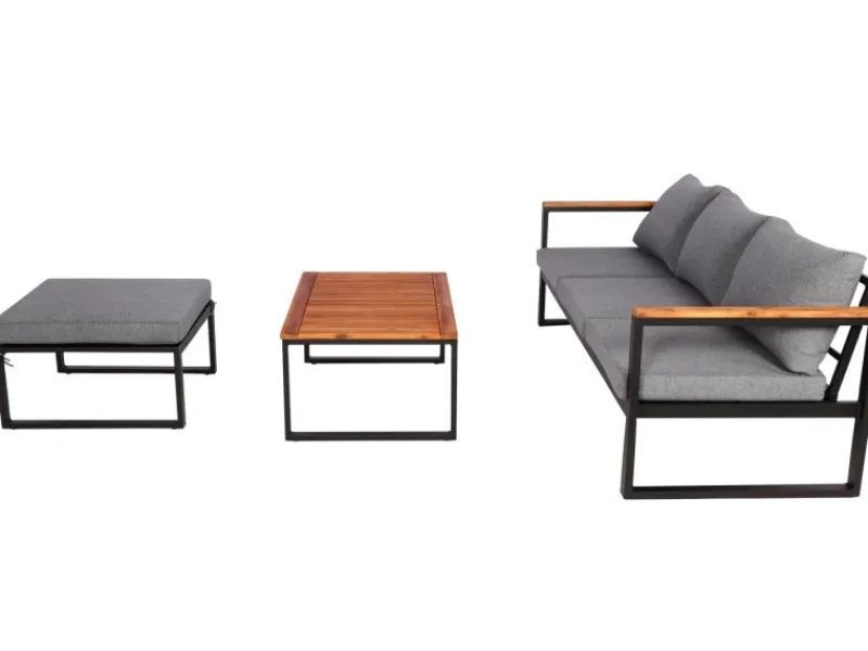 Garten-Garnitur L26b 3er-Set Dunkelgrau*MCW Outlet