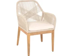 Gartenstuhl H56b Kissen Creme-Weiß*MCW Best