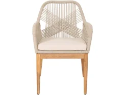 Gartenstuhl H56b Kissen Creme-Weiß*MCW Best