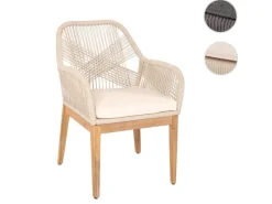 Gartenstuhl H56b Kissen Creme-Weiß*MCW Best