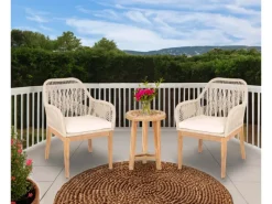 Gartenstuhl H56b Kissen Creme-Weiß*MCW Best