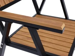 Gartenstuhl J95 2er-Set Gestell Schwarz*MCW Hot