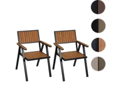 Gartenstuhl J95 2er-Set Gestell Schwarz*MCW Hot