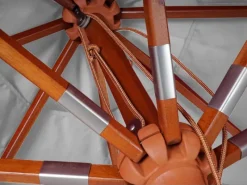 Gastronomie Holz-Sonnenschirm C57 Eckig 3x3m*MCW Outlet