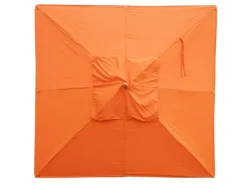 MCW Sonnenschirme|Gastronomie Holz-Sonnenschirm C57 Eckig 4x4m