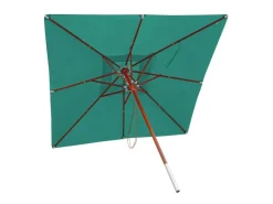 MCW Sonnenschirme|Gastronomie Holz-Sonnenschirm C57 Eckig 3x3m