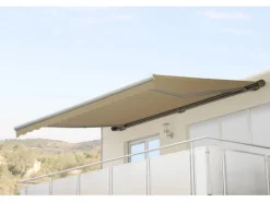 MCW Markisen|Kassetten-Markise H122 mit Volant 4x3m Polyester