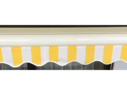 Kassetten-Markise H122 mit Volant 4x3m Acryl*MCW Hot